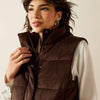 Ariat Swirls Faux Leather Vest