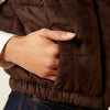 Ariat Swirls Faux Leather Vest