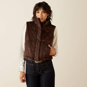 Ariat Swirls Faux Leather Vest