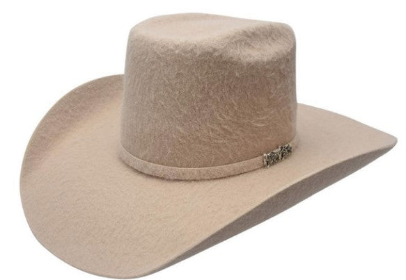 Cuernos Chuecos Texana 10X Grizzly Beige Open Crown