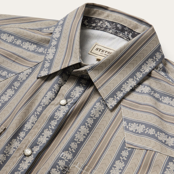 Stetson Cheveron Stripe Snap Shirt