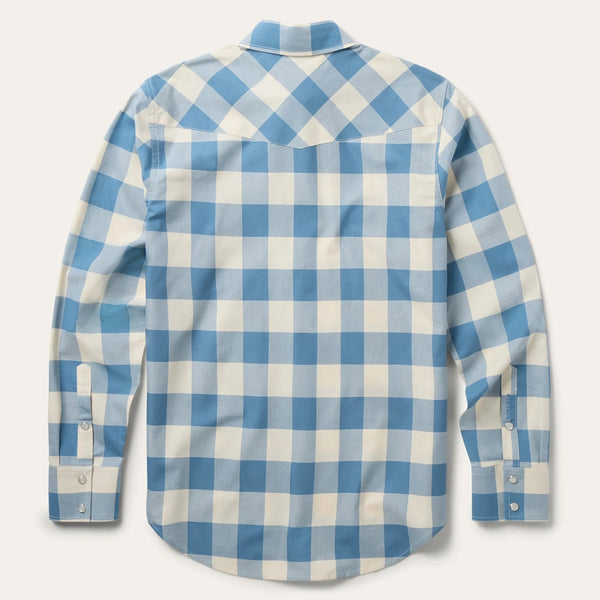 Stetson Men's Denim Buffalo Oxford