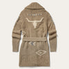 Stetson Women's Western Shawl Cardigan - Broken horn