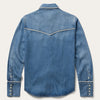 Stetson Piped Denim Blouse
