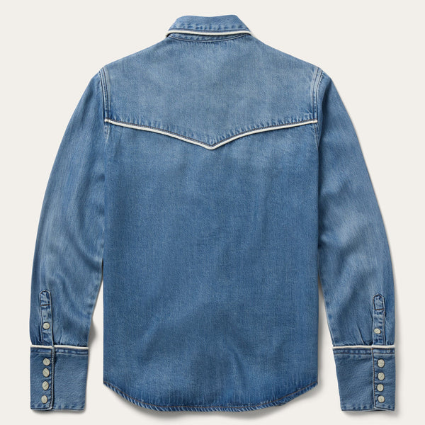 Stetson Piped Denim Blouse