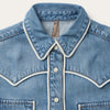 Stetson Piped Denim Blouse