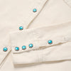 Stetson Women Turquoise Snap Western Denim Shirt