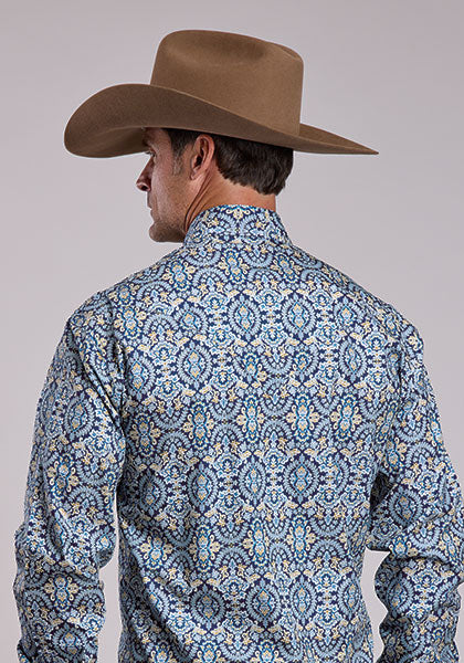 Stetson Blue Paisley Medallion