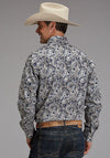 Stetson Men Snap Shirt Greenspring Paisley