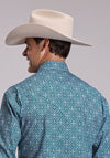 Stetson Teal Print