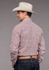 Stetson Men Wine Vintage Print