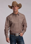 Stetson Highland Paisley Western Snap Shirt - Broken horn
