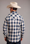 Stetson Men Indigo Dobby