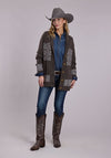 Stetson Wool Blend Cardigan Sweater - Broken horn