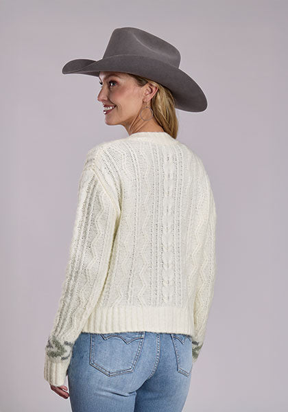 Stetson Women's Wool Blend Sweater - Broken horn