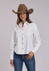 Stetson White Denim Blouse