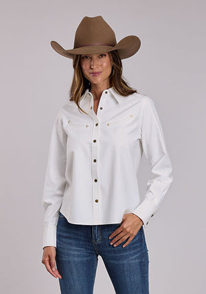 Stetson White Denim Blouse