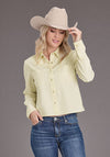 Stetson Women Cream Deni Crop Blouse