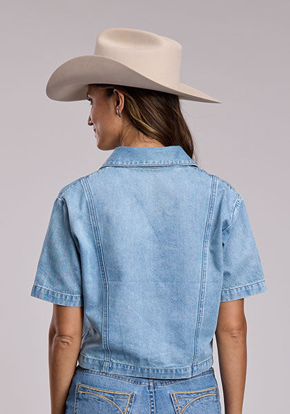 Stetson Denim Crop Short Sleeve