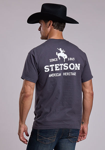 Stetson Cowboy American Hertiage Tee - Broken horn