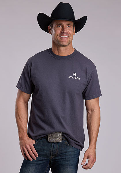 Stetson Cowboy American Hertiage Tee - Broken horn