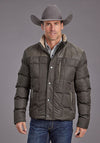 Stetson Men's Novelty Solid Quilted Nylon Jacket