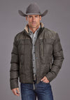 Stetson Men's Novelty Solid Quilted Nylon Jacket