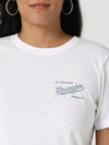 Wrangler Womens Electric Logo Slim Fit Tee - Marshmallow Heather