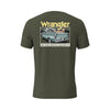 Wrangler Men T-Shirt - Deep Lichen Green Heather