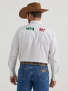 Wrangler Logo Mexico Long Sleeve Snap