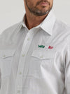 Wrangler Logo Mexico Long Sleeve Snap