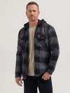 Wrangler Mens Riggs Hooded Flannel Work Jacket