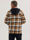 Wrangler Mens Riggs Hooded Flannel Work Jacket