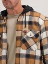 Wrangler Mens Riggs Hooded Flannel Work Jacket