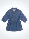 Wrangler Little Girl's Denim Ruffle Yoke Dress