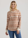 Wrangler Retro Aztec Print Knit - Brown