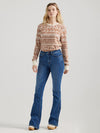 Wrangler Retro Aztec Print Knit - Brown