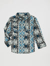 Wrangler Boy's Western Plaid Shirt