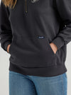 Wrangler Women's Long Live Cowboys Quarter Zip Pullover