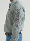 Wranlger Men's Western Logo Snap Shirt