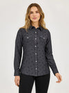 Wrangler Women Western Snap Shirt