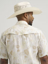 Wrangler Short Sleeve Snap Shirt - Broken horn