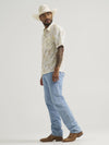 Wrangler Short Sleeve Snap Shirt - Broken horn