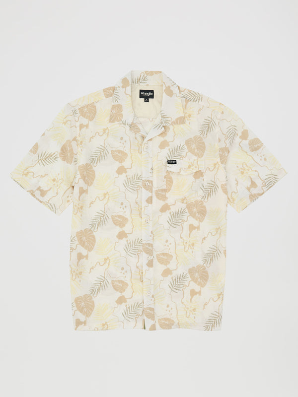 Wrangler Short Sleeve Snap Shirt - Broken horn