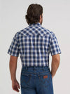 Wrangler Retro Sawtooth Pocket Western Snap Shirt - Broken horn