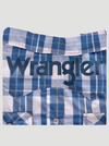 Wrangler Pet Plaid Snap Pocket Shirt Blue Multi