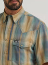 Wrangler All Terrain Gear Performance Plaid Shirt - Broken horn