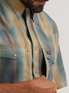 Wrangler All Terrain Gear Performance Plaid Shirt - Broken horn