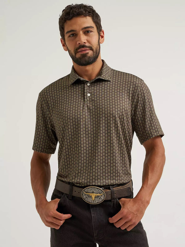 Wrangler All Terrain Gear Performance Polo Shirt - Broken horn