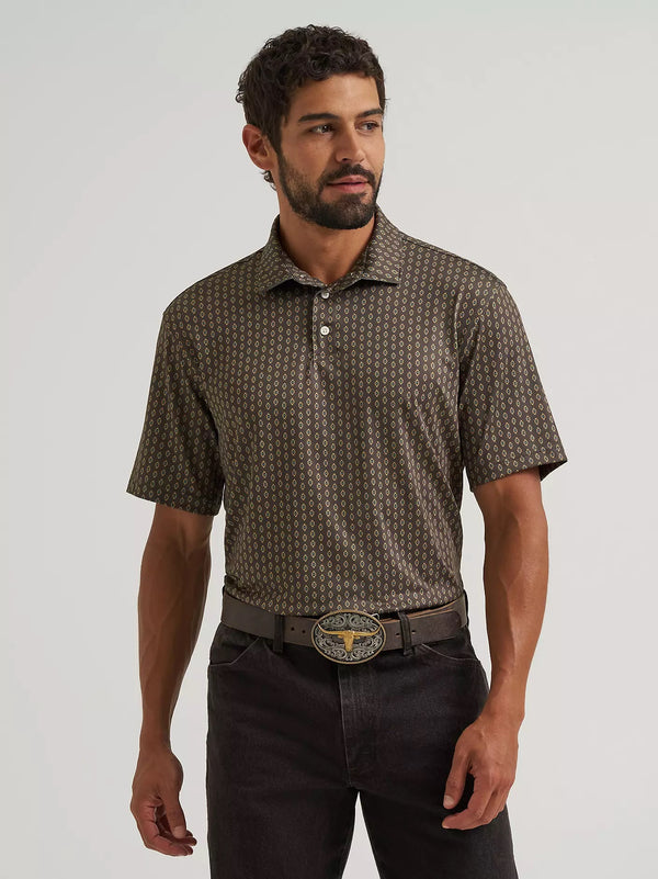 Wrangler All Terrain Gear Performance Polo Shirt - Broken horn